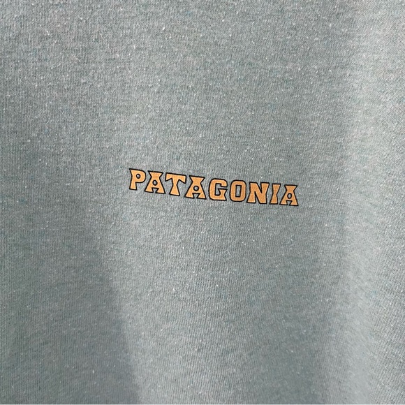 Patagonia Summit Road Seafoam Green Long-sleeve Graphic T-shirt | Mens XXL - Picture 9 of 12